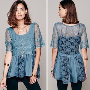 Free People Lace top